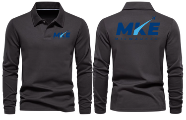 MKE AIRPORT LONG SLEEVE POLO